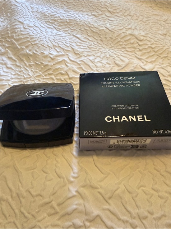 CHANEL Other - CHANEL Illuminating Powder Highlighter Compact in Coco Denim